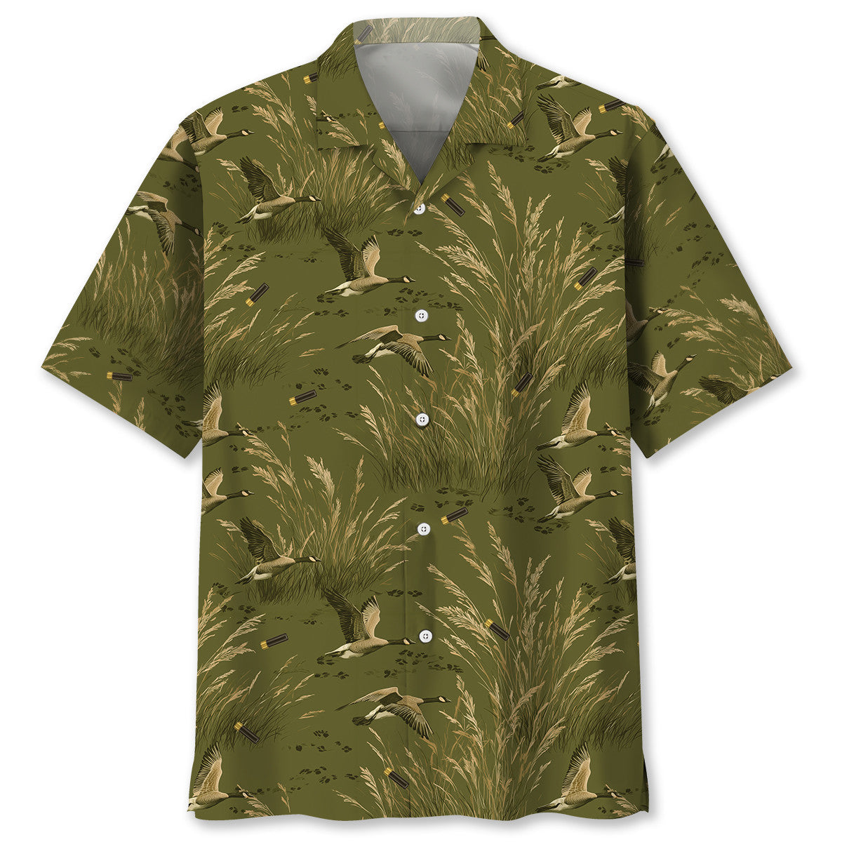 Vintage Goose Hunting Hawaiian Shirt