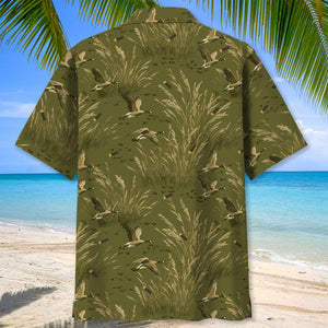 Vintage Goose Hunting Hawaiian Shirt