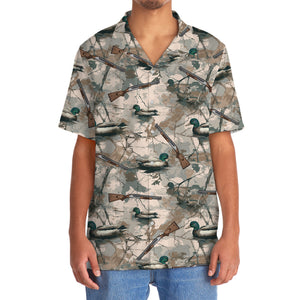 Camouflage Duck Hunting Hawaiian Shirt