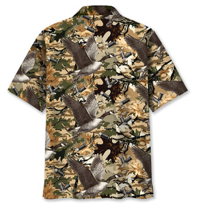 Camouflage Goose Hunting Hawaiian Shirt