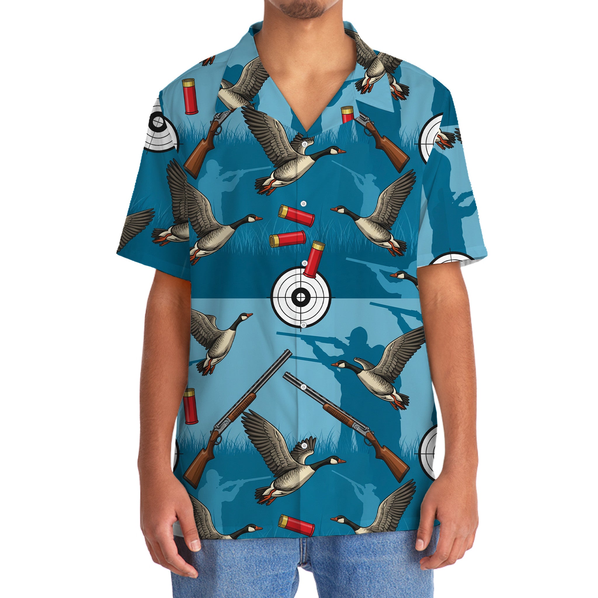Awesome Goose Hunting Hawaiian Shirt