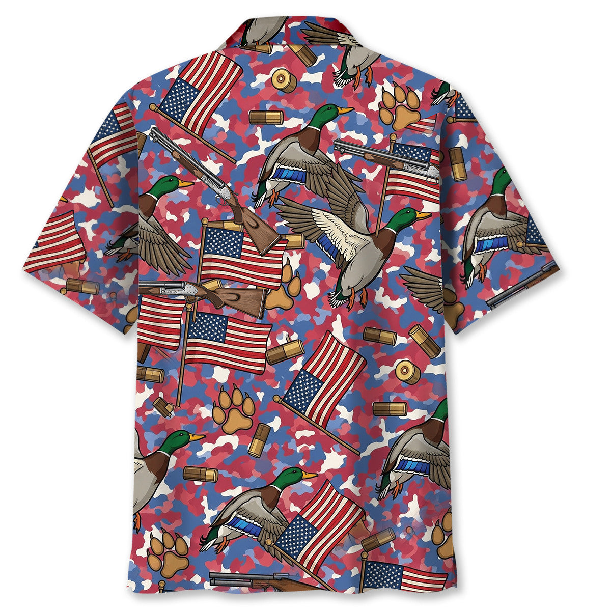 America Duck Hunting Hawaiian Shirt
