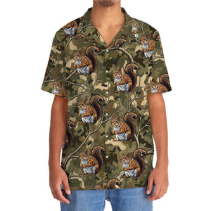 Camouflage Squirrel Hunting Hawaiian Shirt