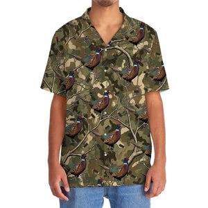 Camouflage Pheasant Hunting Hawaiian Shirt