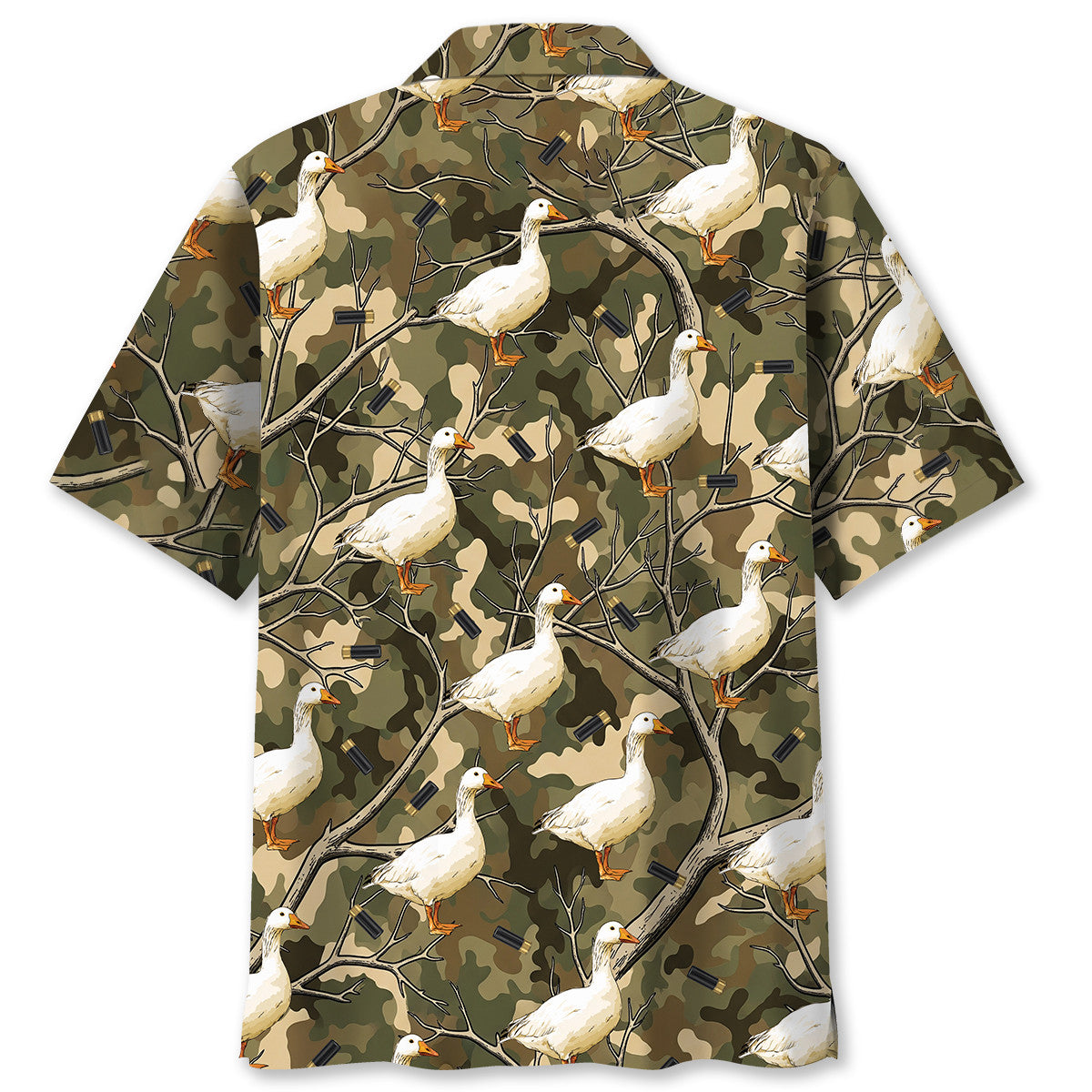 Camouflage Ross Goose Hunting Hawaiian Shirt
