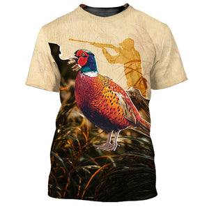 Vintage Pheasant Hunting Camo All Over Print Shirt