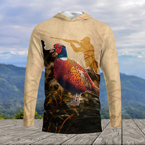 Vintage Pheasant Hunting Camo All Over Print Shirt