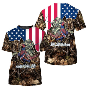 America Pheasant Hunting Camo All Over Print Shirt