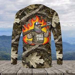 Funny Dove Pull Time All Over Print Shirt