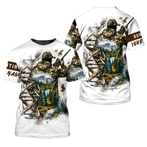 Vintage DNA Hunting All Over Print Shirt