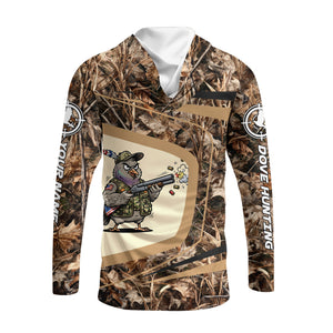 Custom Name Funny Dove Field Camo Art All Over Print Shirt
