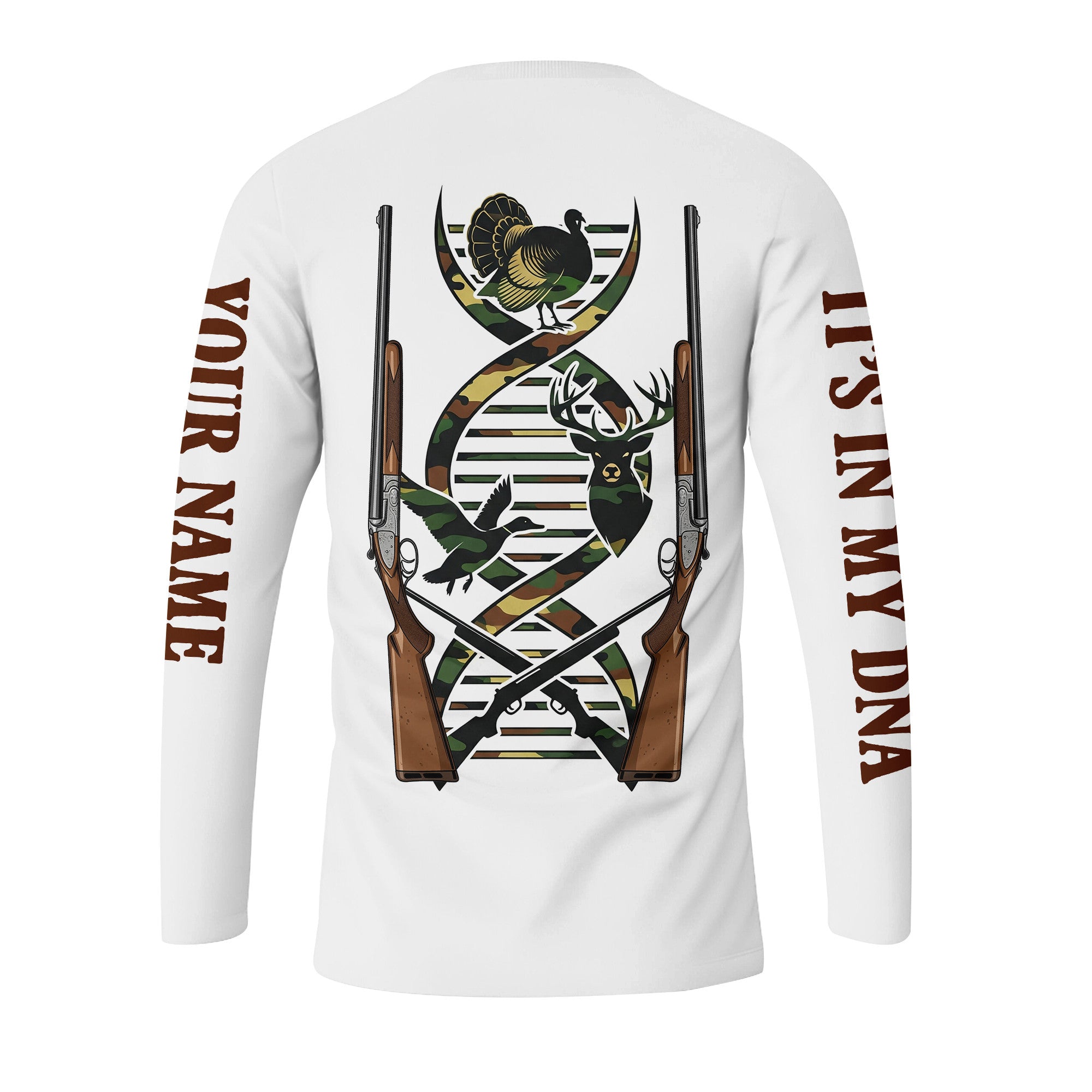 It's In My Dna Hunting Camo All Over Print Shirt