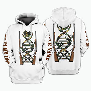 It's In My Dna Hunting Camo All Over Print Shirt
