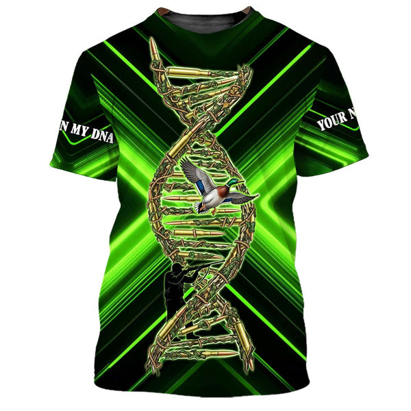 It's In My Dna Duck Hunting Art All Over Print Shirt