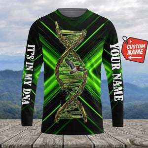 It's In My Dna Duck Hunting Art All Over Print Shirt