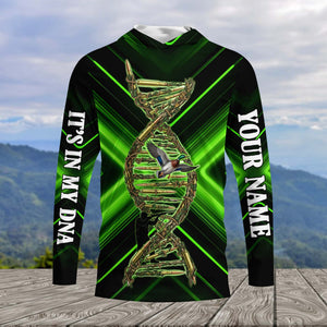 It's In My Dna Duck Hunting Art All Over Print Shirt