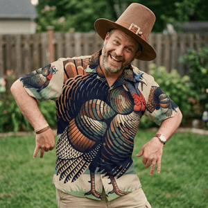 Camouflage Turkey Hunting America Hawaiian Shirt