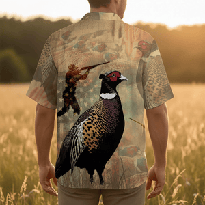 Awesome Pheasant Hunting Camo Hawaiian Shirt