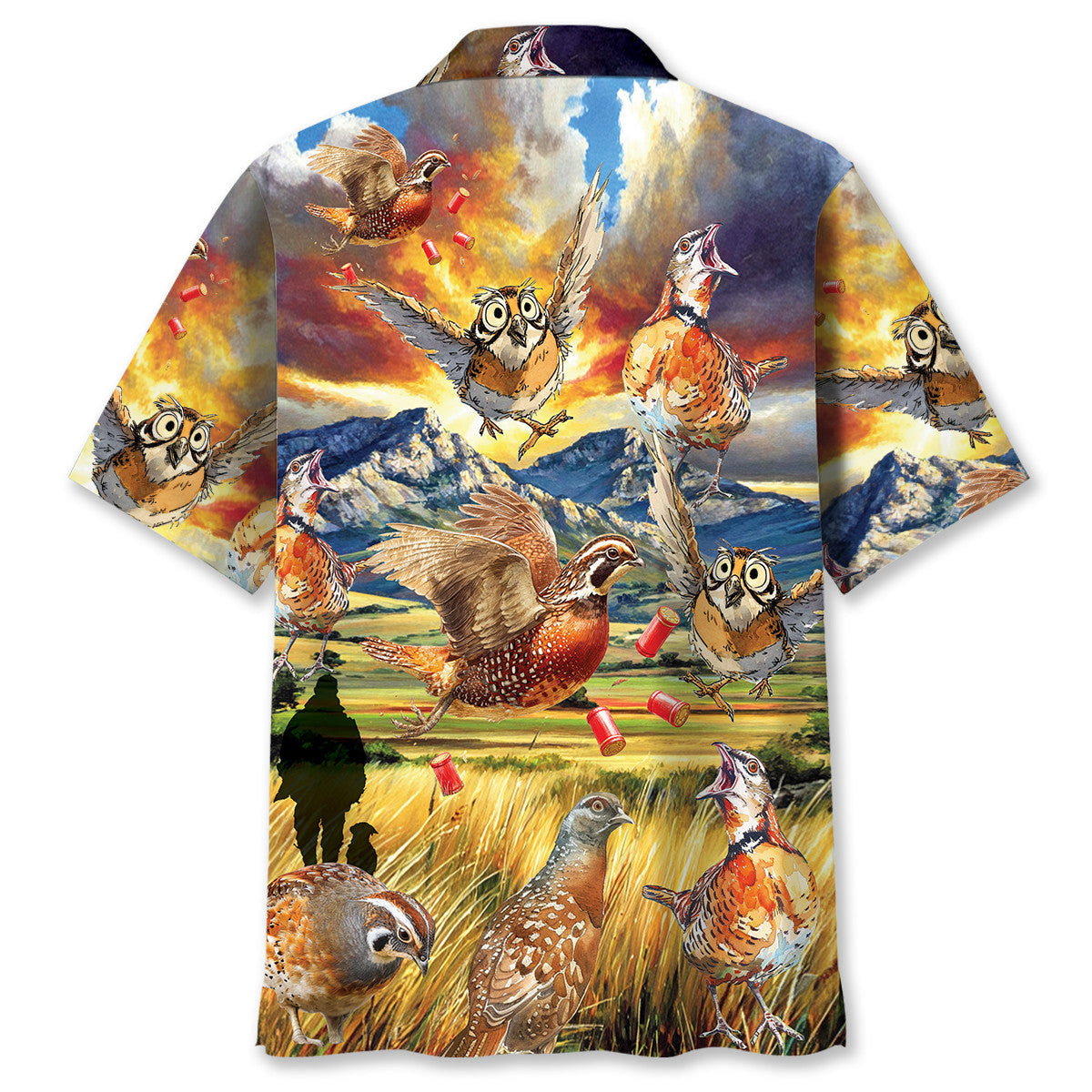Funny Quail Hunting Hawaiian Shirt