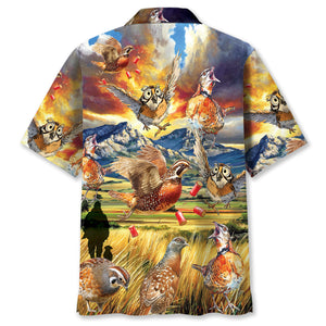 Funny Quail Hunting Hawaiian Shirt