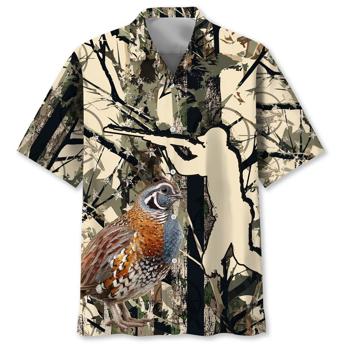 America Quail Hunting Hawaiian Shirt