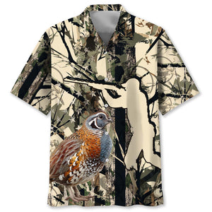 America Quail Hunting Hawaiian Shirt