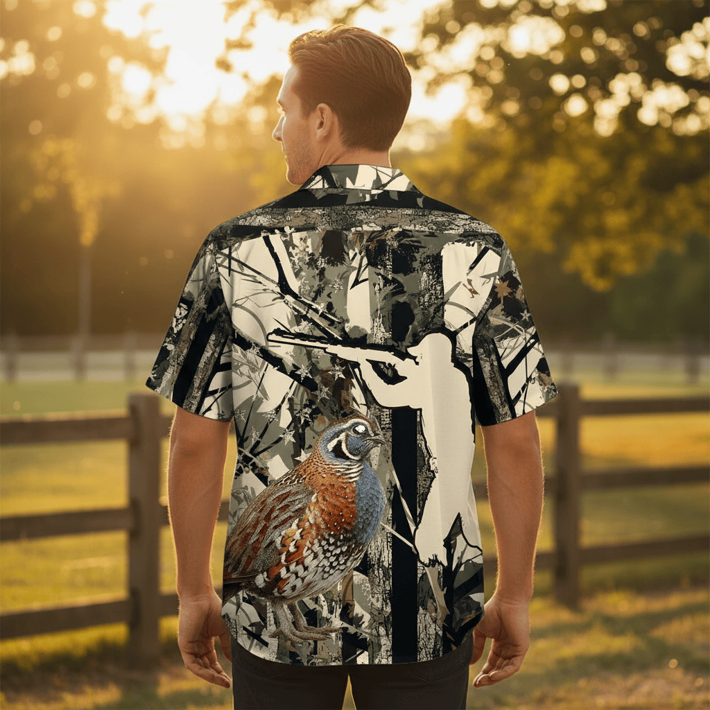 America Quail Hunting Hawaiian Shirt