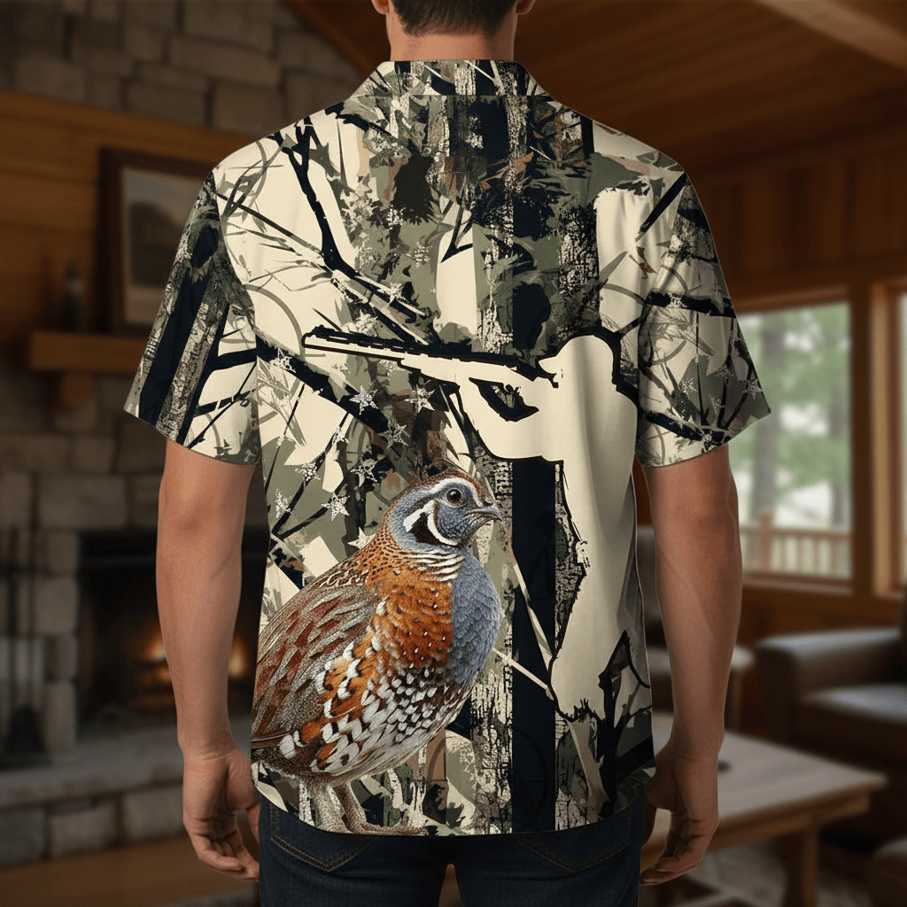 America Quail Hunting Hawaiian Shirt