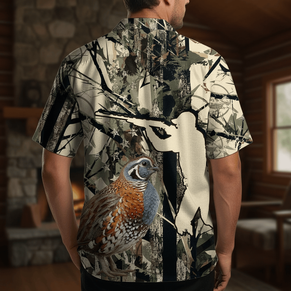 America Quail Hunting Hawaiian Shirt