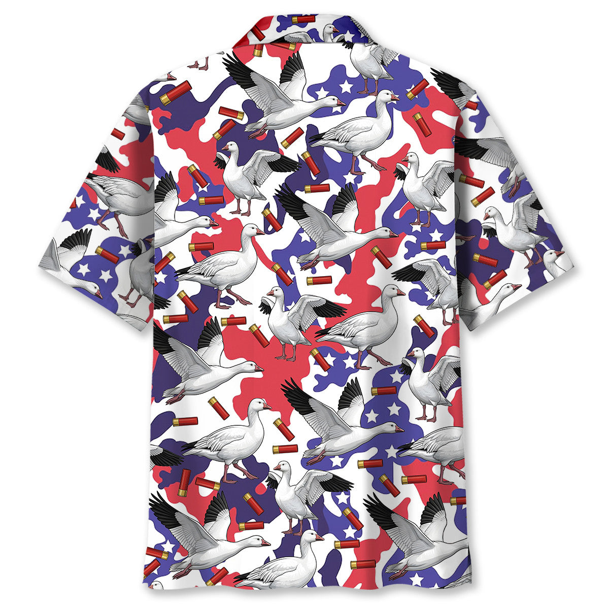 America Ross Goose Hunting Hawaiian Shirt