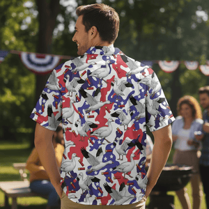 America Ross Goose Hunting Hawaiian Shirt
