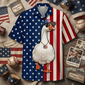 America Geese Hunting Funny Hawaiian Shirt