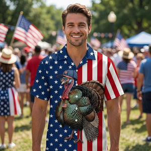 America Wild Turkey Hunting Funny Hawaiian Shirt