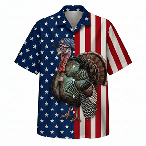 America Wild Turkey Hunting Funny Hawaiian Shirt