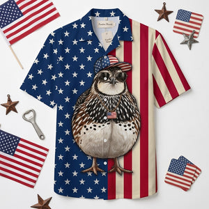 America Quail Hunting Funny Hawaiian Shirt