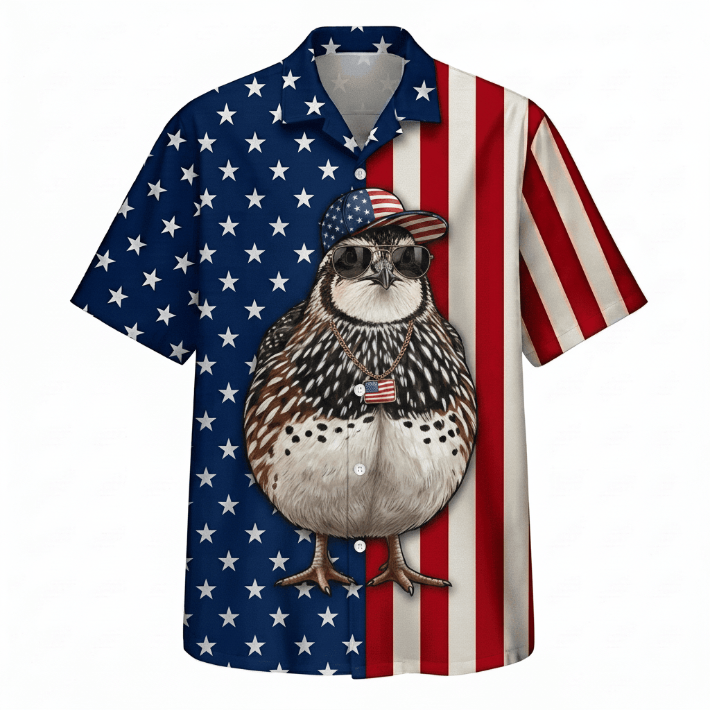 America Quail Hunting Funny Hawaiian Shirt