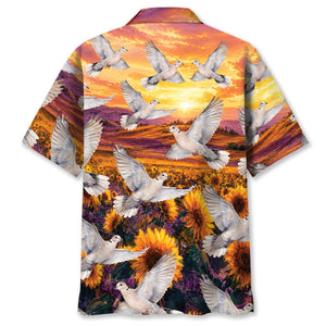 Dove Hunting Field Vintage Hawaiian Shirt