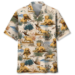 Labrador Pheasant Hunting Hawaiian Shirt