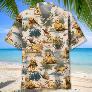 Labrador Pheasant Hunting Hawaiian Shirt