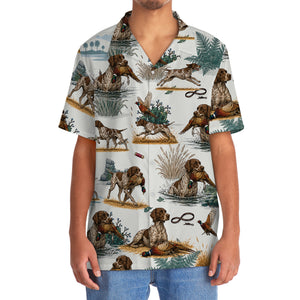 German Short Hair Pointer Pheasant Hunting Hawaiian Shirt