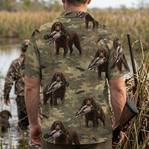 Boykin Spaniel Duck Hunting Camouflage Hawaiian Shirt
