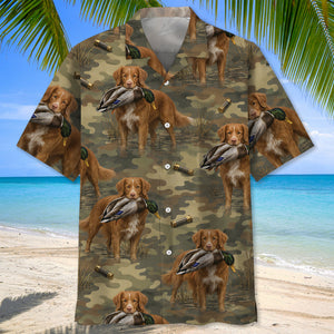 Nova Scotia Duck Hunting Camouflage Hawaiian Shirt