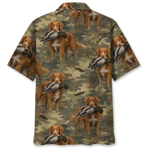 Nova Scotia Duck Hunting Camouflage Hawaiian Shirt