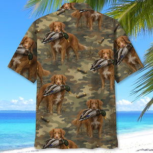 Nova Scotia Duck Hunting Camouflage Hawaiian Shirt