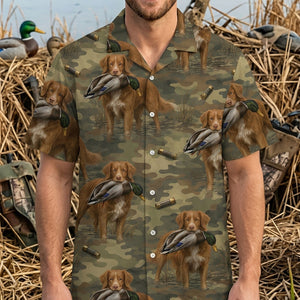 Nova Scotia Duck Hunting Camouflage Hawaiian Shirt