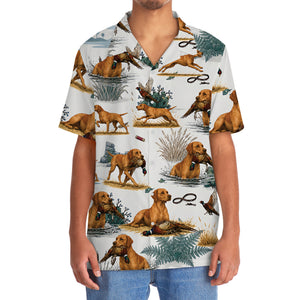 Fox Red Labrador Retriever Pheasant Hunting Hawaiian Shirt