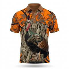 Turkey Hunter Men Polo Shirt