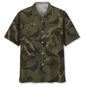 Pheasant Hunting Hawaiian Shirt