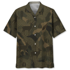 Deer Hunting Hawaiian Shirt