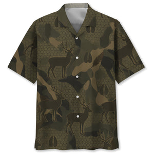 Deer Hunting Hawaiian Shirt